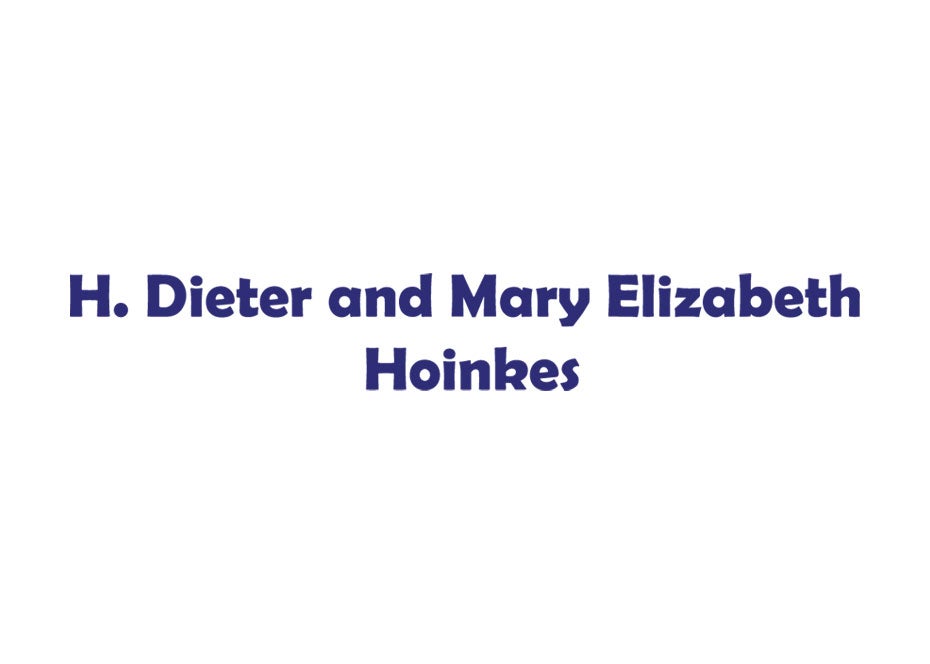 H Dieter and Mary Lib Hoinkes